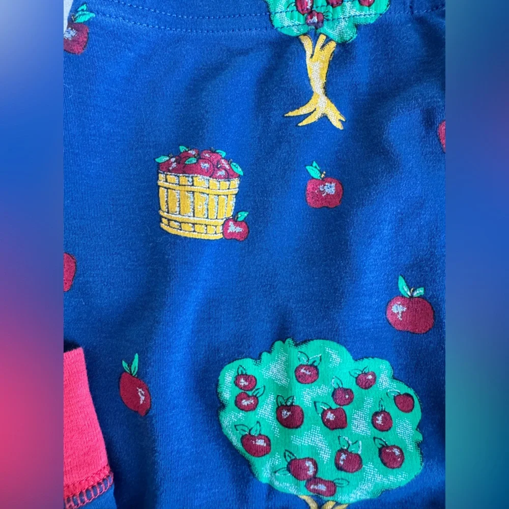 THE BEAUFORT BONNET‎ COMPANY Johnny Appleseed Apple Tree Sleep pajama pants 10